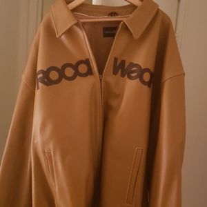 rocawear leather coat